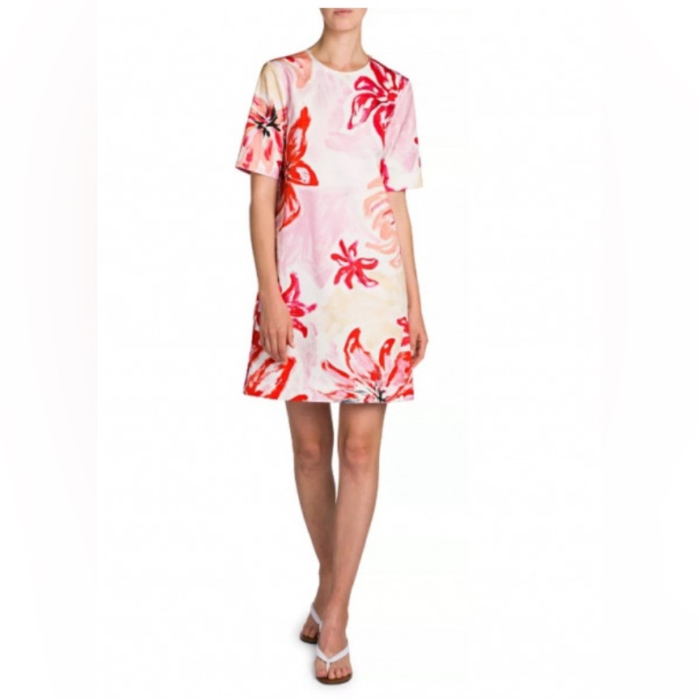 Marni Silk Geometric Print Dress